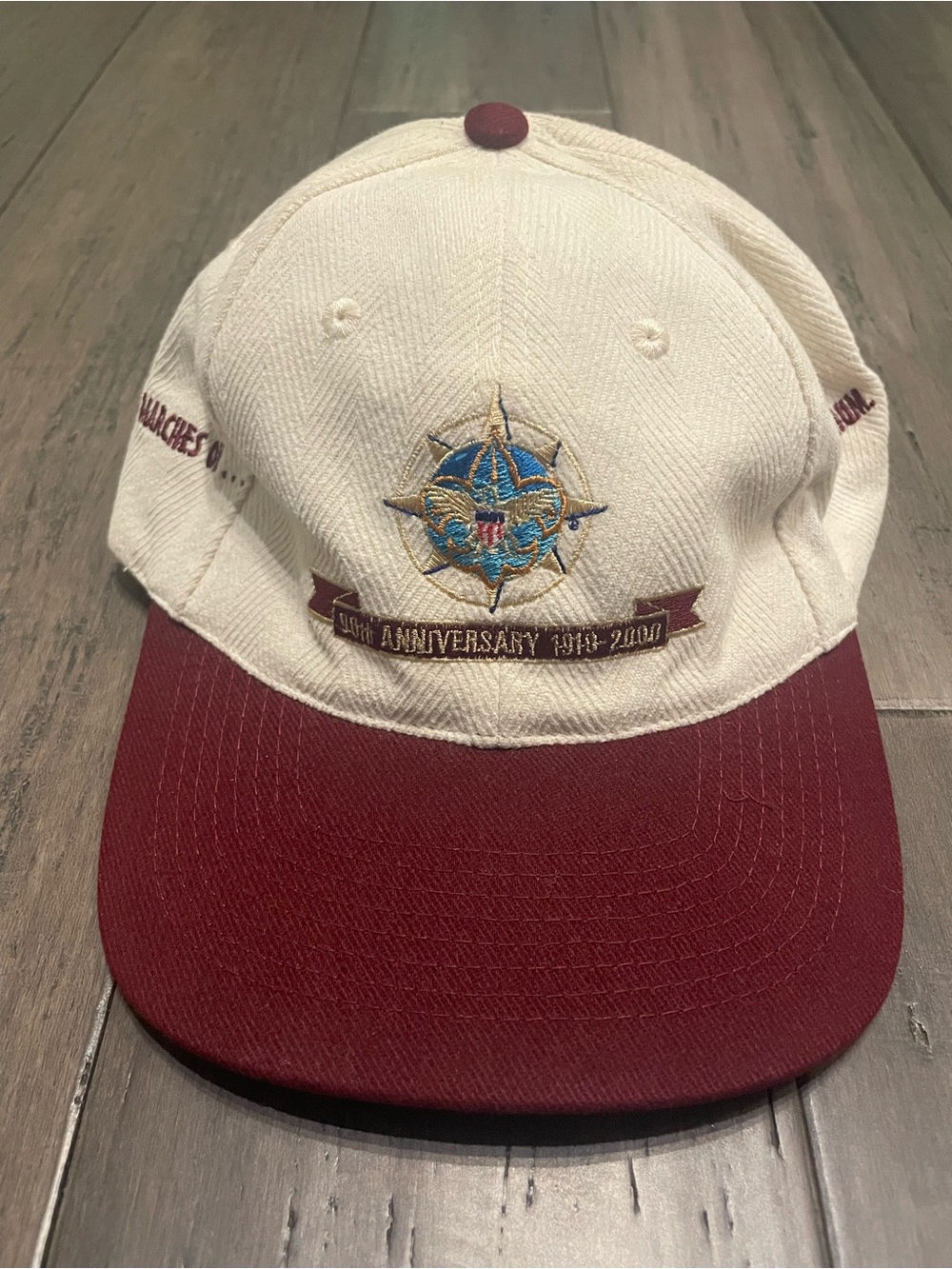 Vintage BSA Boy Scouts America 90th Anniversary 1910-2000 Head Start Hat Cap